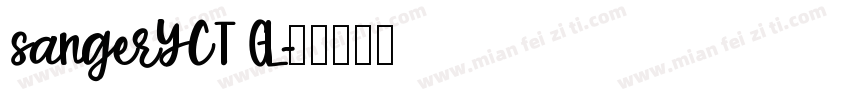 sangerYCT GL字体转换